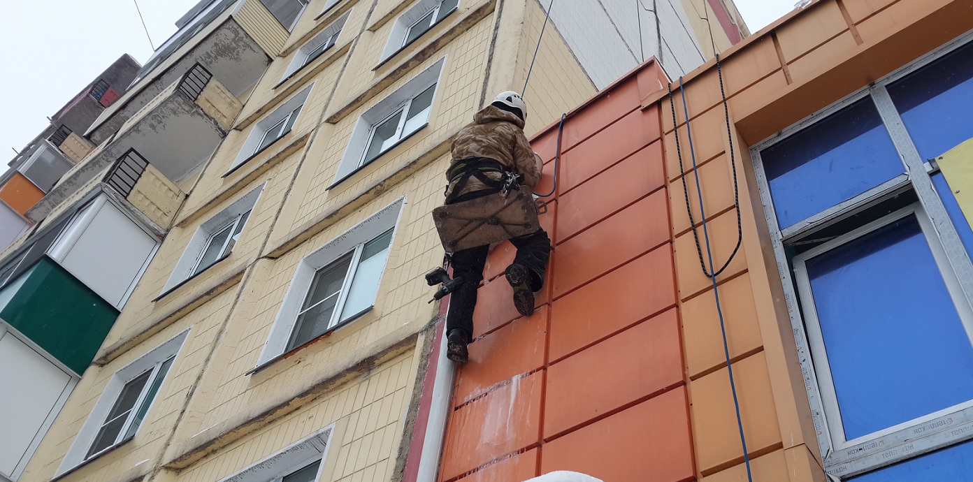 Услуги промышленных альпинистов для высотных работ в Спасске-Рязанском