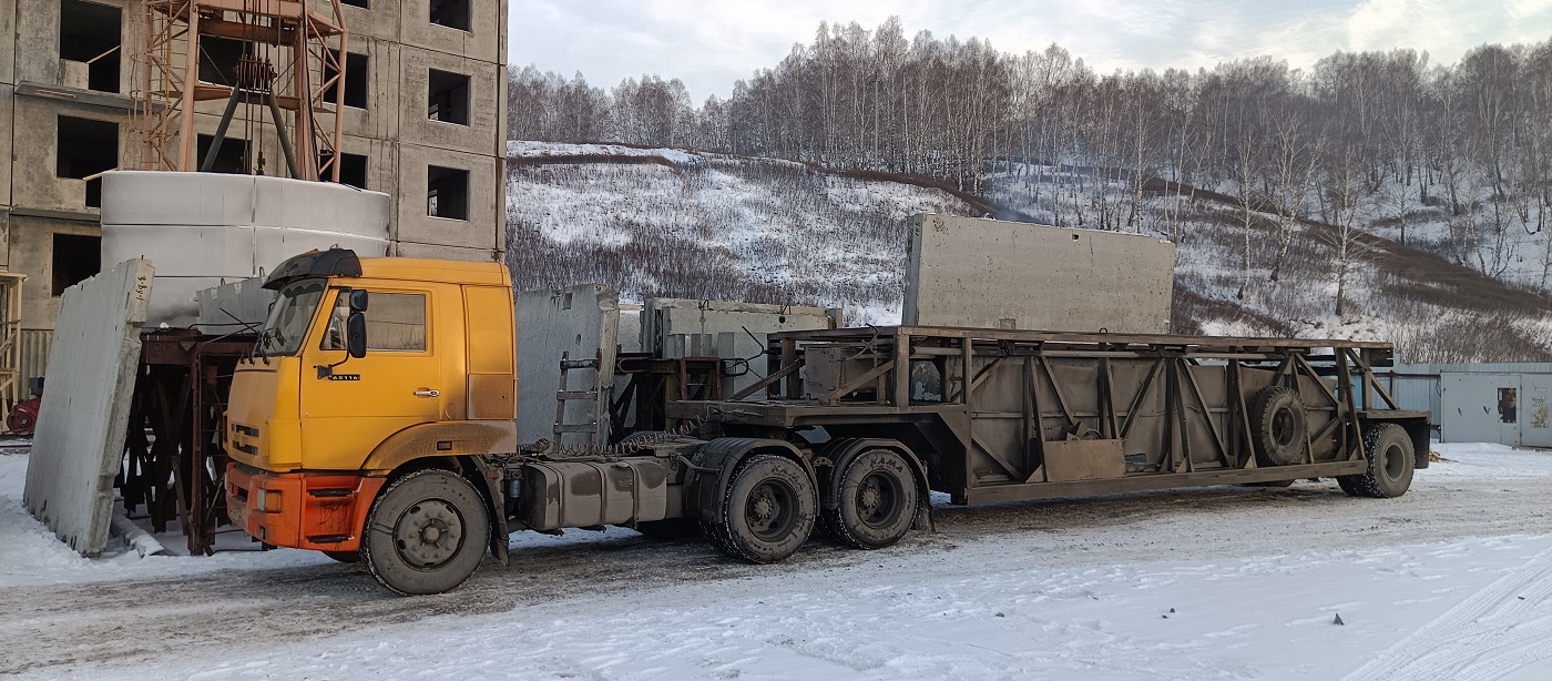 Аренда и услуги панелевозов для перевозки ЖБИ изделий в Касимове