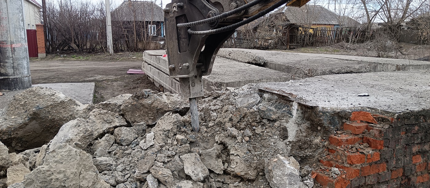 Услуги и заказ гидромолотов для демонтажных работ в Касимове