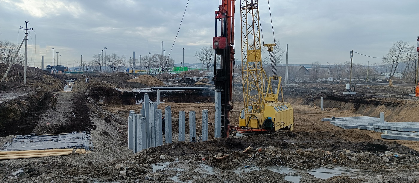 Аренда сваебоя для забивки бетонных свай в Рязанской области